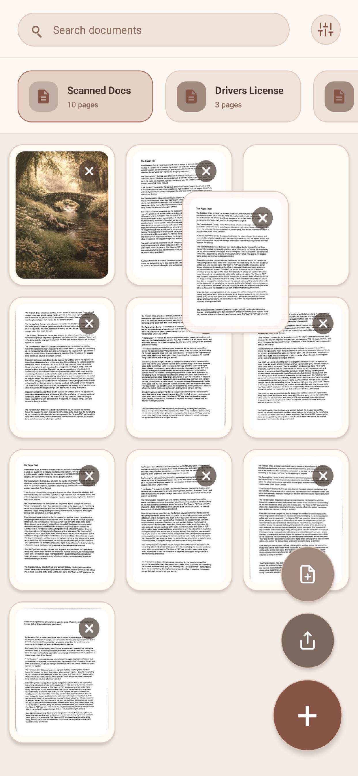 Couco Scan document preview